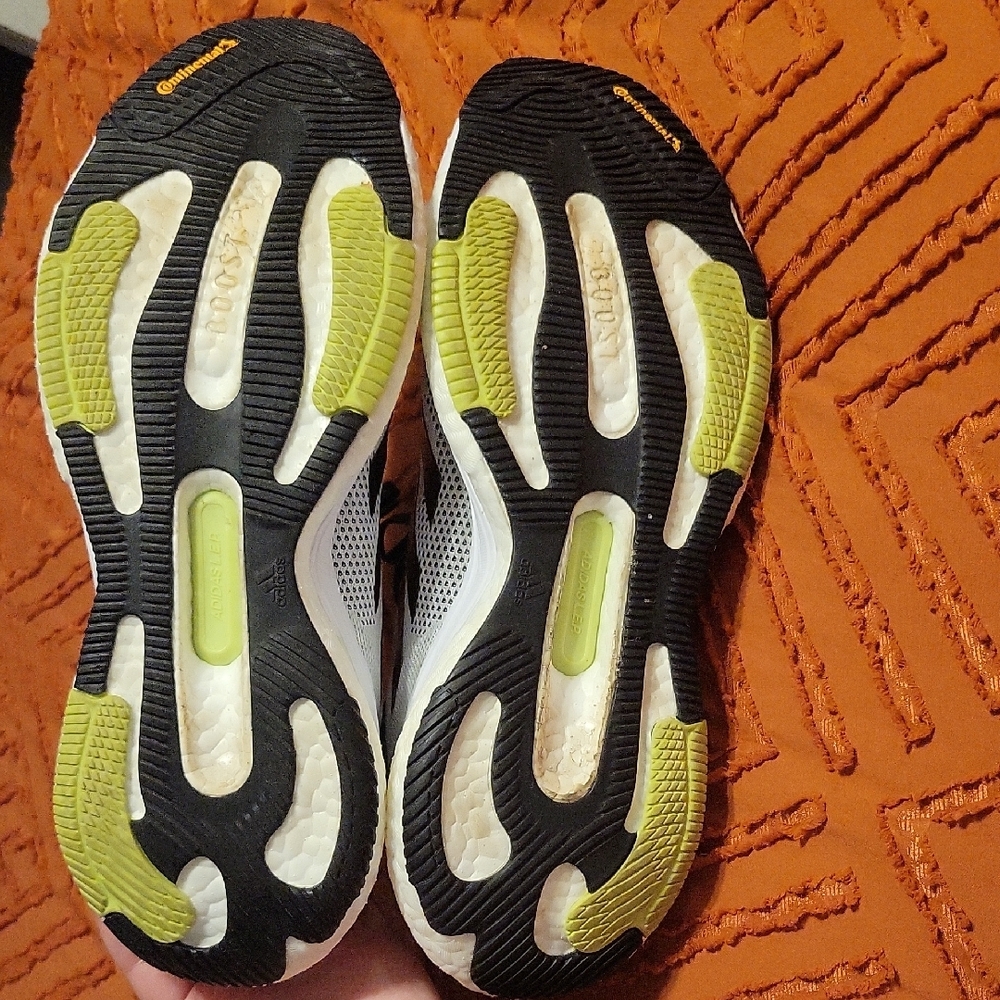 Adidas Solarglide Shoes - Black, Gray, White, with Light Green Accents - Boost - Picture 7 of 11